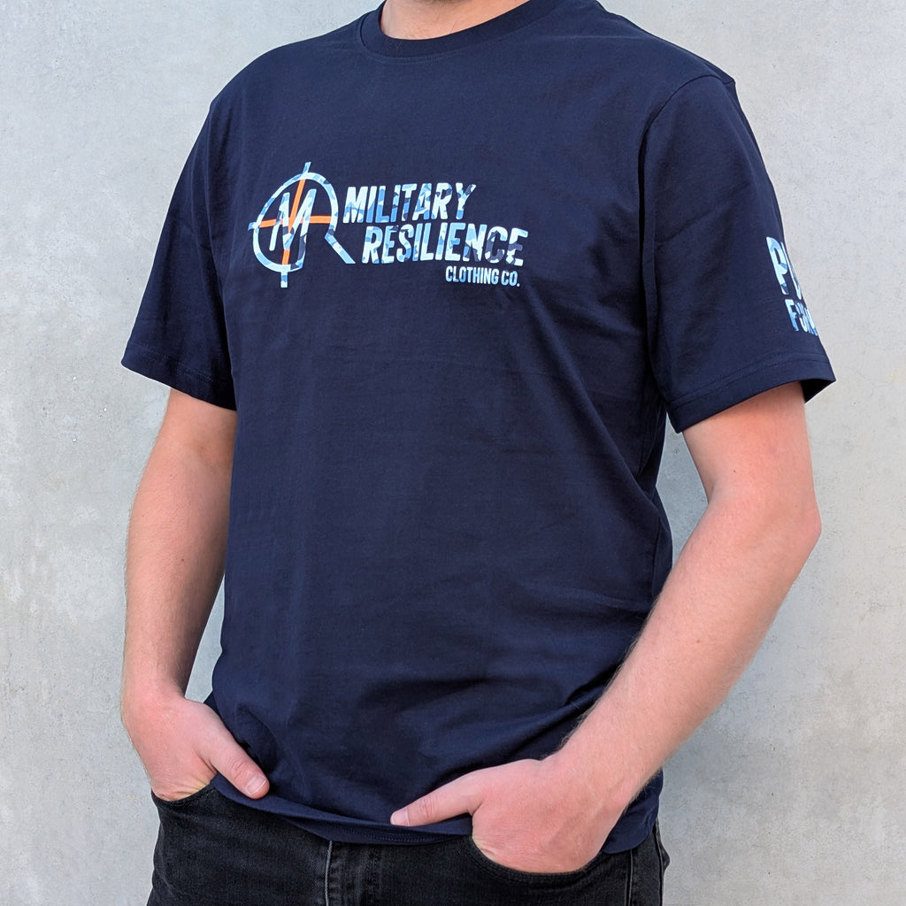 Military Blue T‑Shirt